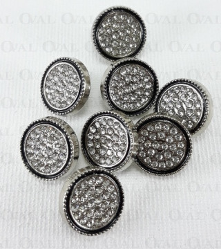 Metal button 12mm / 10 or 100 pcs 3889