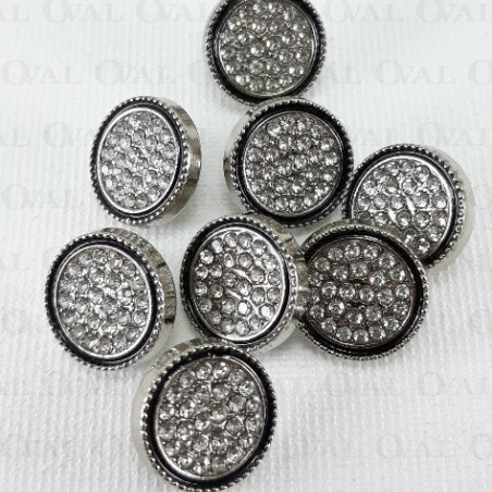 Metal button 12mm / 10 or 100 pcs 3889