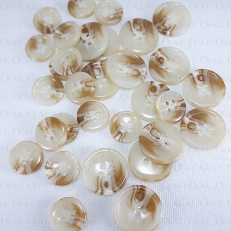 Guzik poliestrowy 15mm,20mm/200szt 3912