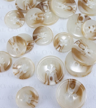 Guzik poliestrowy 15mm,20mm/200szt 3912