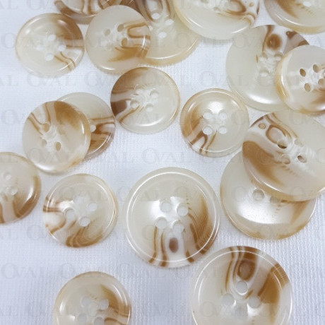 Guzik poliestrowy 15mm,20mm/200szt 3912