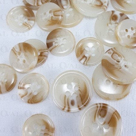 Guzik poliestrowy 15mm,20mm/200szt 3912