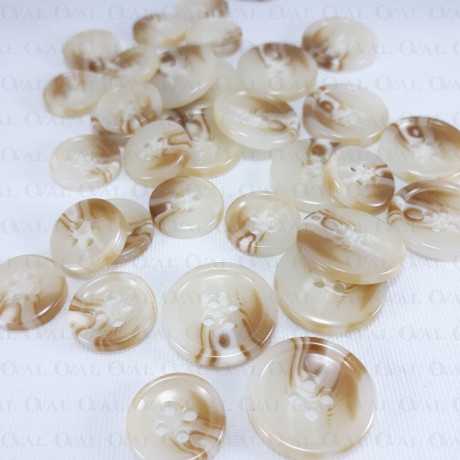 Guzik poliestrowy 15mm,20mm/200szt 3912