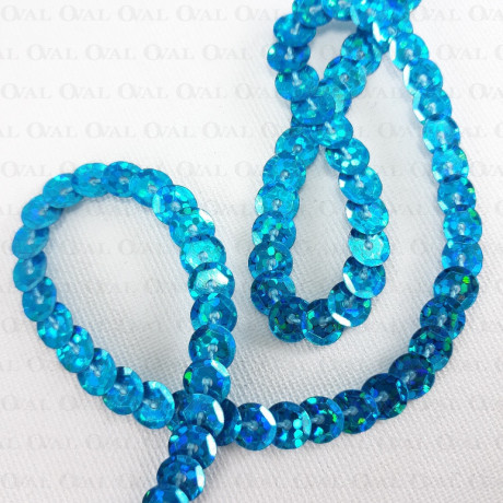 Cekiny  na taśmie 10yard  turkus  3915