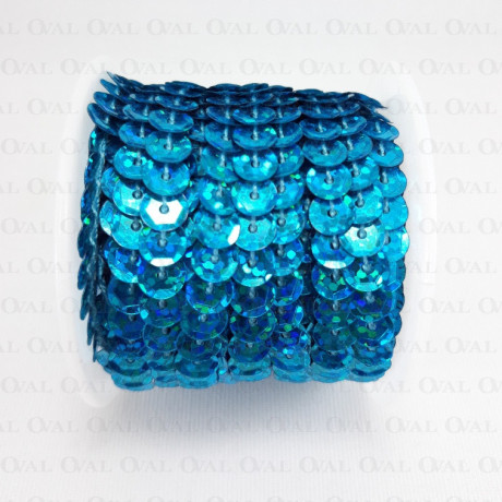 Cekiny  na taśmie 10yard  turkus  3915