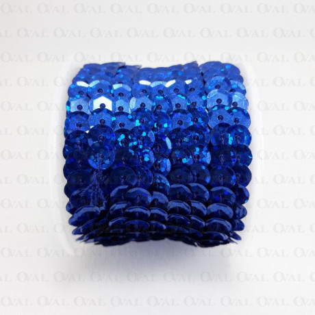 Sequins on tape 10 yards cornflower 3916