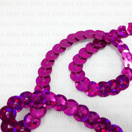 Cekiny  na taśmie 10yard  fiolet  3917