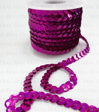 Cekiny  na taśmie 10yard  fiolet  3917