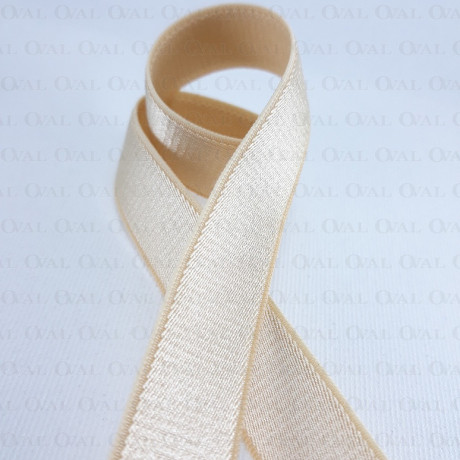 15mm/1m beige strap elastic 3918 E