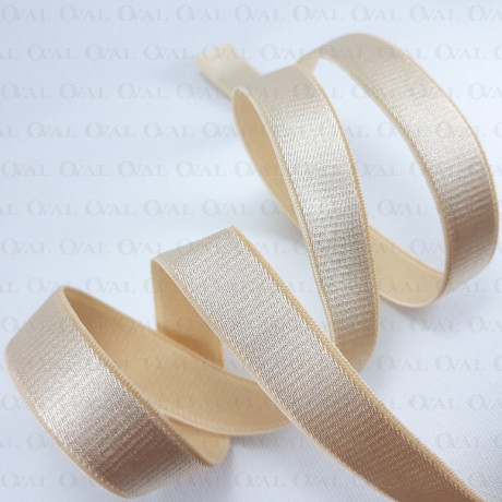 15mm/1m beige strap elastic 3918 E