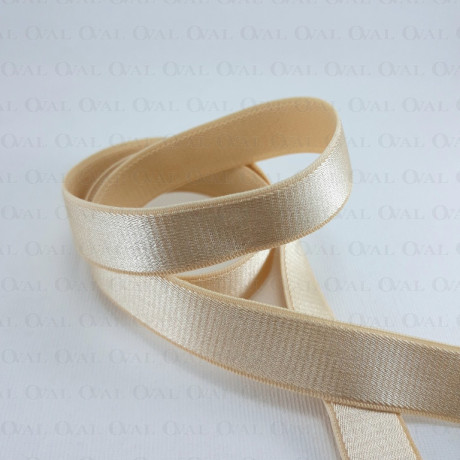 15mm/1m beige strap elastic 3918 E