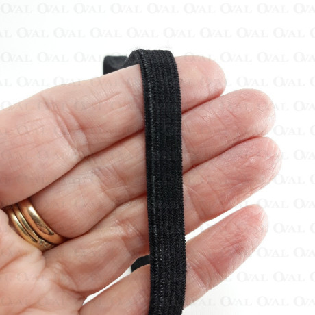 Guma bieliźniana 10mm/1m  czerń 3923 E