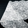 Elastic lace 140mm/1m white 3924