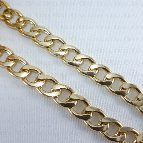 Chain 14.6x9.9mm/10m gold 3927