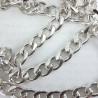Chain 14.6x9.9mm/10m silver 3928