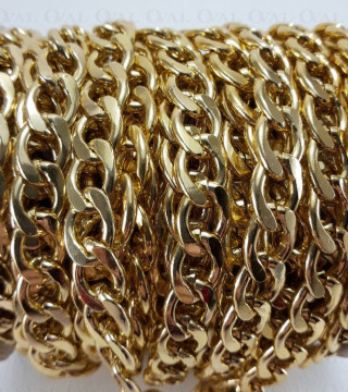 Chain 14.6x9.9mm/10m gold 3927