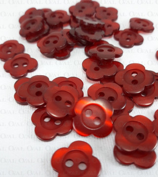 Polyester button 15mm/10pcs 3935