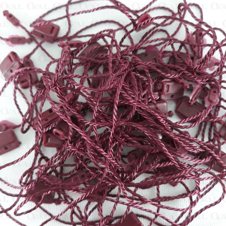 Manual seals, burgundy, 16 cm / 200 pcs 3942