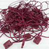 Manual seals, burgundy, 16 cm / 200 pcs 3942