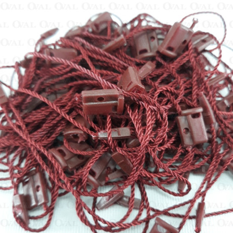 Plomby ręczne bordo 16cm/200szt  3942