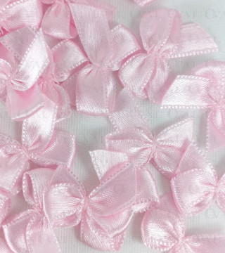 Decorative bow pink 10 or 100 pcs 3955