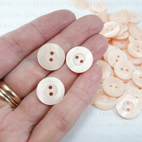 Polyester button 15.20mm / 144 or 500 pcs 639