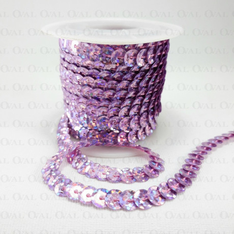Sequins on tape 10 yard lilac 3983