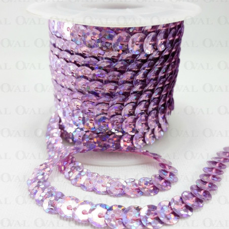 Sequins on tape 10 yard lilac 3983