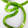Sequins on tape 10 yards green 3984