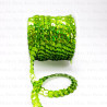 Sequins on tape 10 yards green 3984