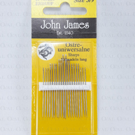 Pack of 20 needles John James 532