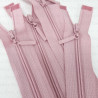 Zip *3 separating 45.50 cm / 50 pcs pink 3987