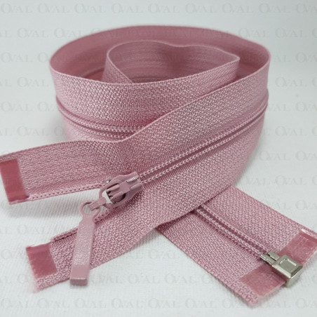 Zip *3 separating 45.50 cm / 50 pcs pink 3987
