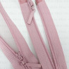 Zip *3 separating 45.50 cm / 50 pcs pink 3987