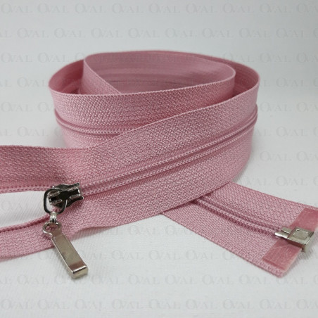 Zip *3 separating 45, 50, 55 cm / 50 pcs pink 3988