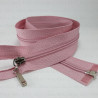 Zip *3 separating 45, 50, 55 cm / 50 pcs pink 3988