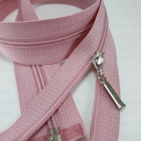 Zamek  rozdzielczy  55cm    róż  3988