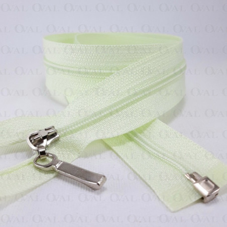 Zip *3 open-end 50cm, 55cm / 50pcs green 3989