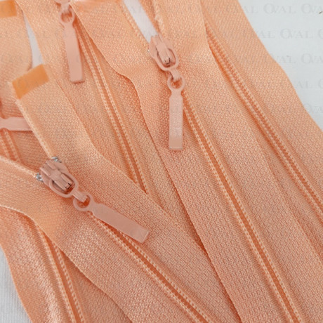 Zip *3 separating 45, 50, 55cm/50 pcs pink 3990