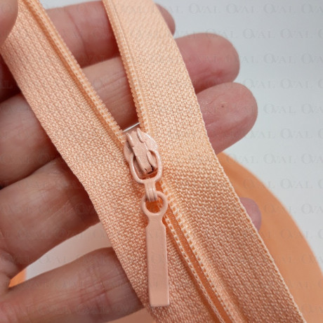 Zip *3 separating 45, 50, 55cm/50 pcs pink 3990