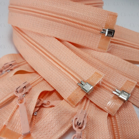 Zip *3 separating 45, 50, 55cm/50 pcs pink 3990