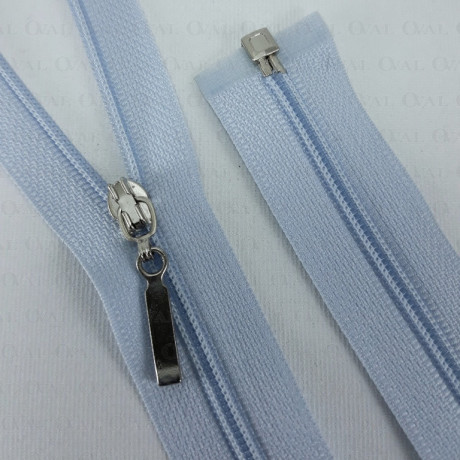 Zip *3 separating 55cm /50pcs blue 3991