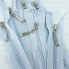 Zip *3 separating 55cm /50pcs blue 3991