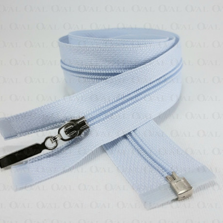 Zip *3 separating 55cm /50pcs blue 3991