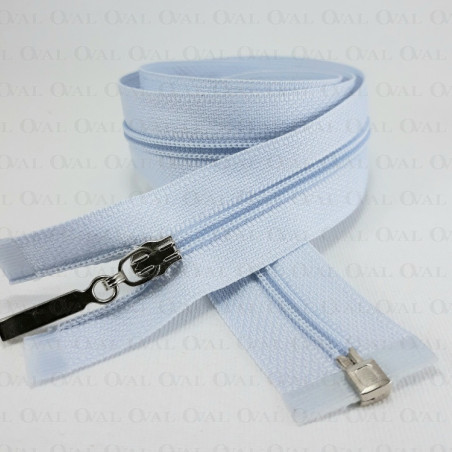 Zip *3 separating 55cm /50pcs blue 3991