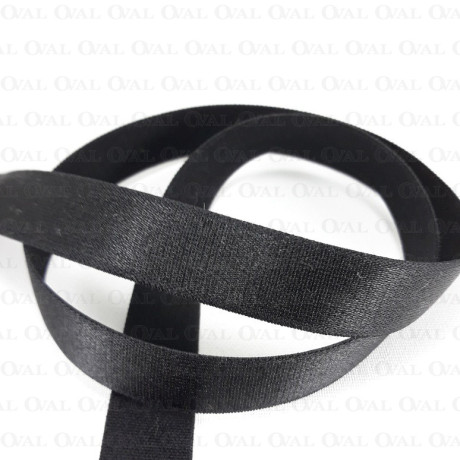18mm/1m shoulder strap elastic BLACK 3993 P