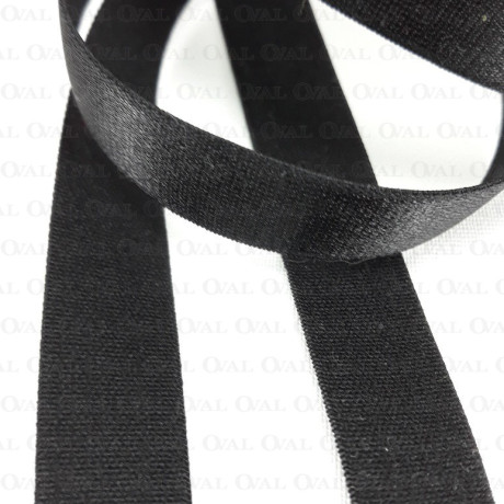 18mm/1m shoulder strap elastic BLACK 3993 P