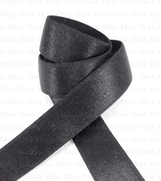 18mm/1m shoulder strap elastic BLACK 3993 P