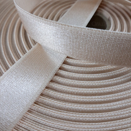 16mm/1m beige strap elastic 3994 P
