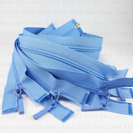 Zip *3 separating 45.50cm blue 3996
